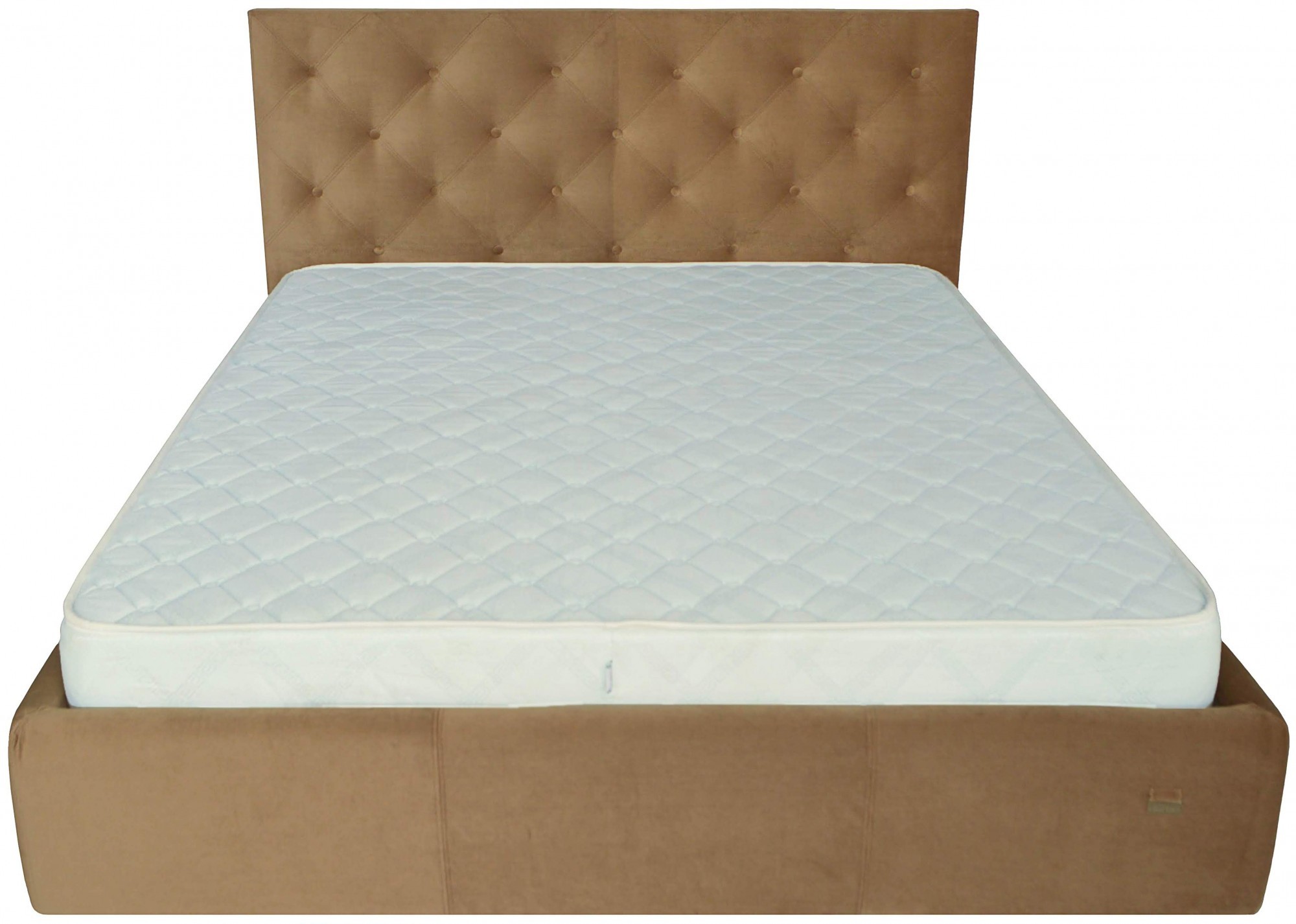 

Кровать Двуспальная Bristol Comfort 180 х 200 см Missoni 004 С подъемным механизмом и нишей для белья Светло-коричневая
