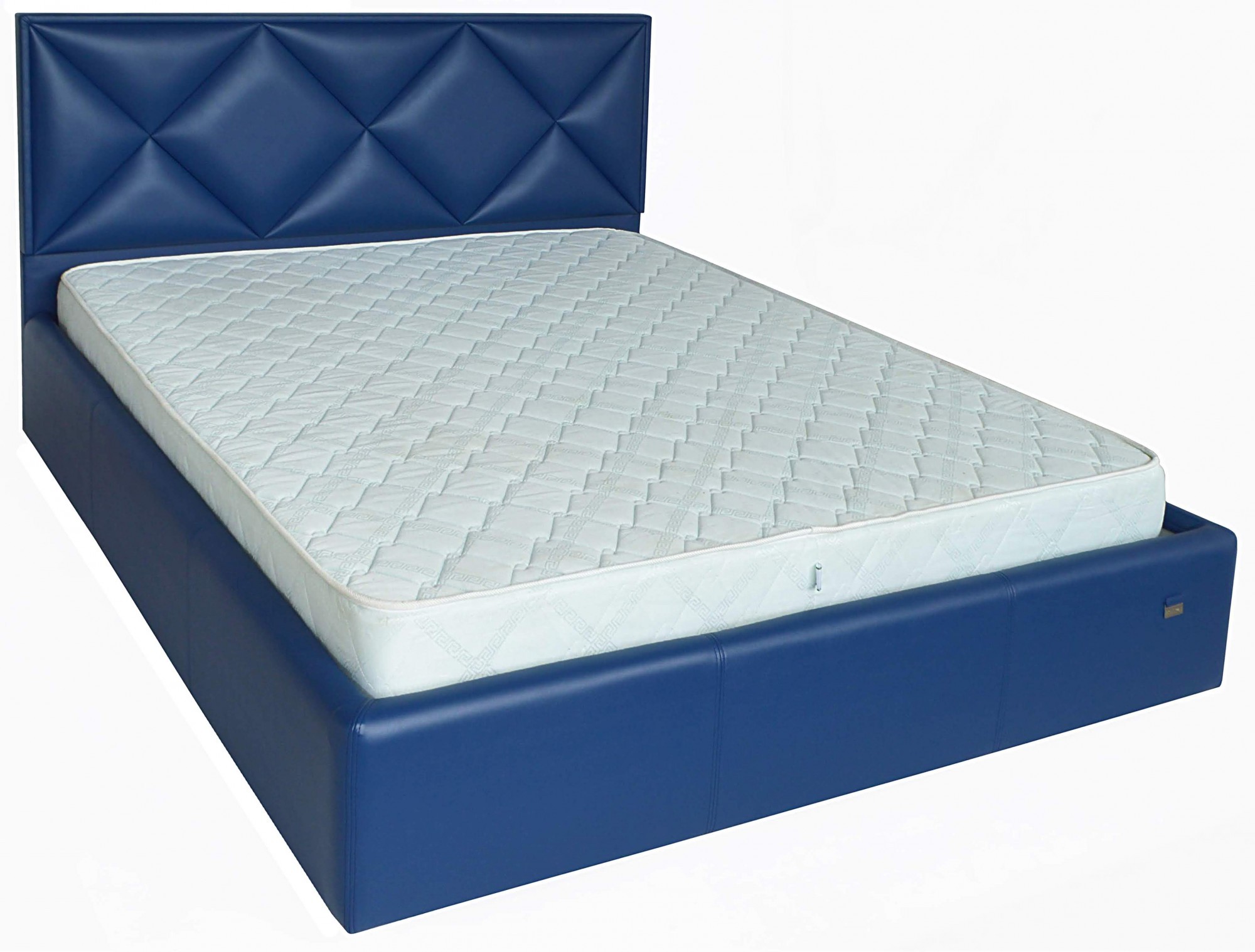 

Кровать Двуспальная Leeds Comfort 180 х 190 см Boom 21 С подъемным механизмом и нишей для белья Синяя