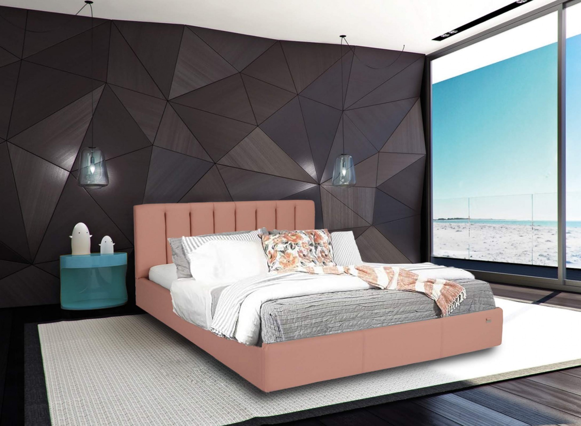 

Кровать Двуспальная Sanam Standart 180 х 190 см Fly 2202 Розовая