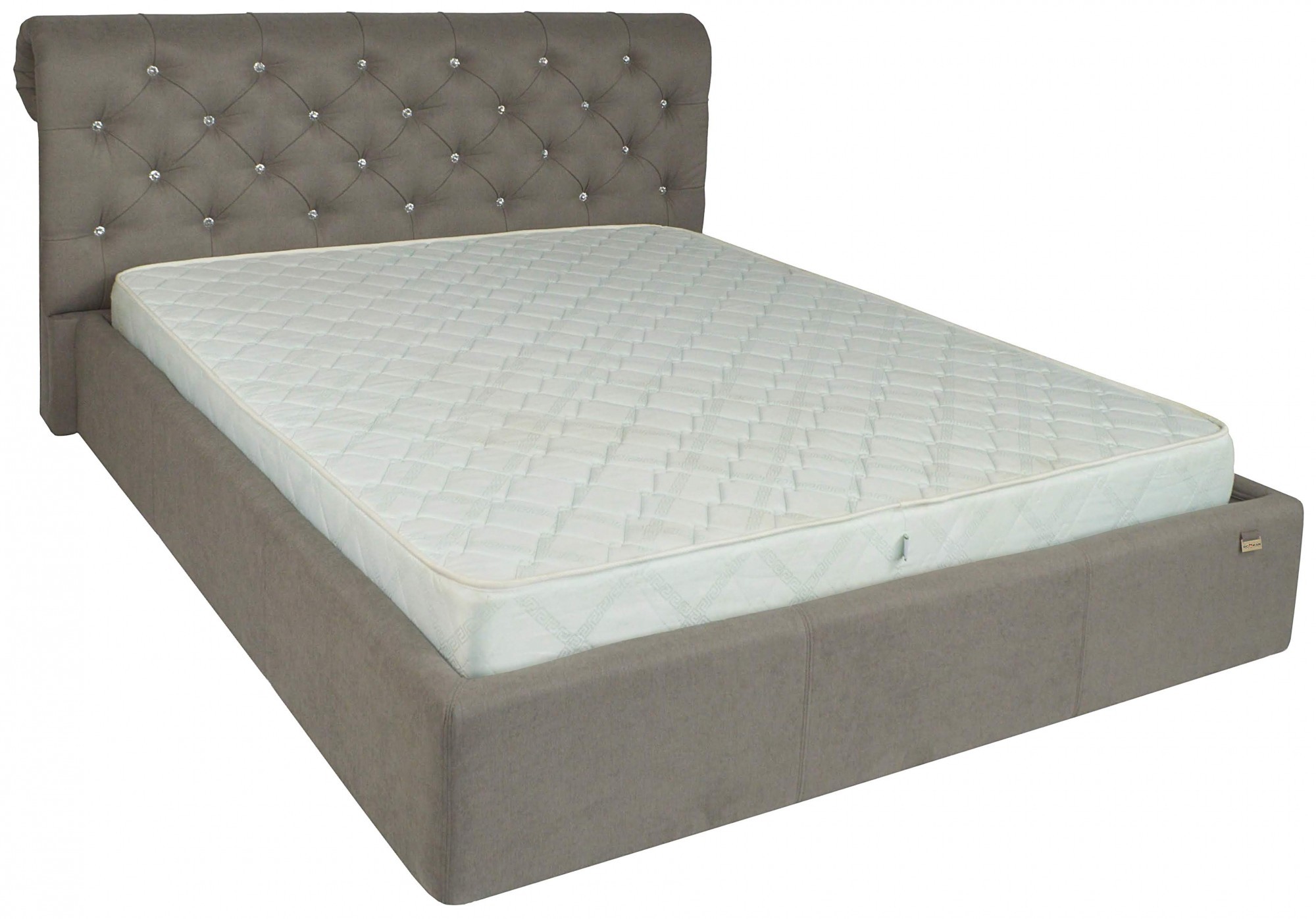 

Кровать Двуспальная London Standart 160 х 190 см Fibril 12 C1 Серая