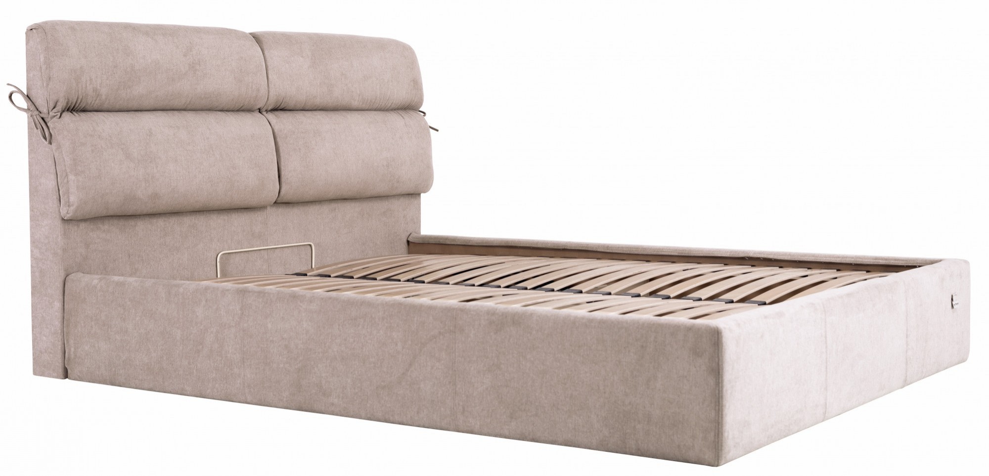 

Кровать Edinburgh Comfort 120 х 190 см Мисти Mocco С подъемным механизмом и нишей для белья Серая