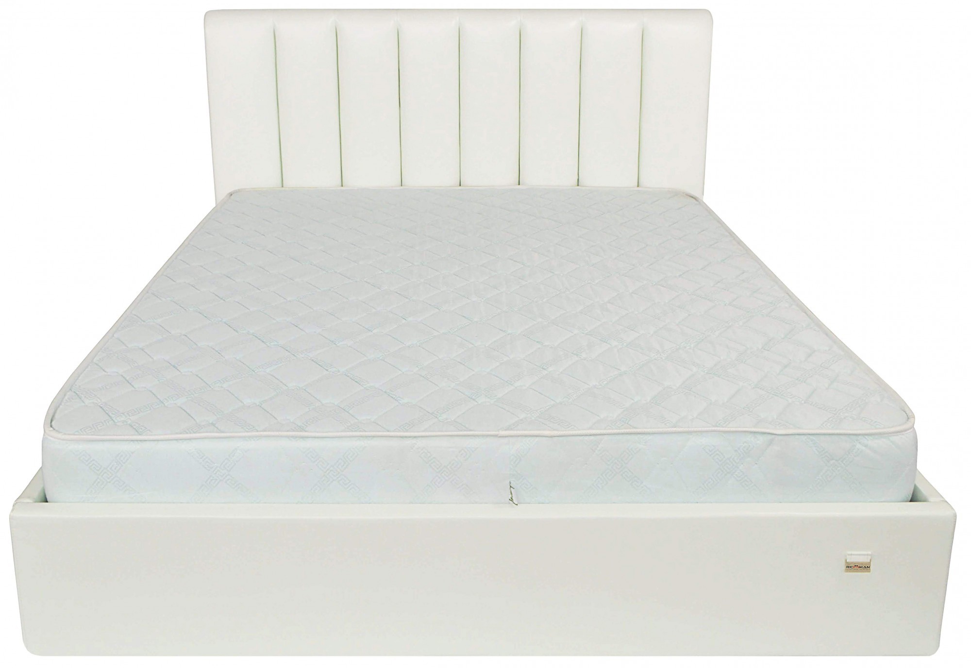 

Кровать Двуспальная Sanam Comfort 160 х 190 см Лаки White С подъемным механизмом и нишей для белья Белая