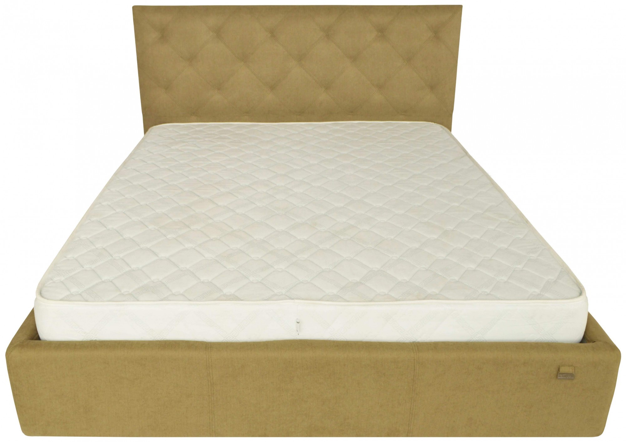 

Кровать Bristol Comfort 140 х 200 см Fibril 17 С подъемным механизмом и нишей для белья Оливковая