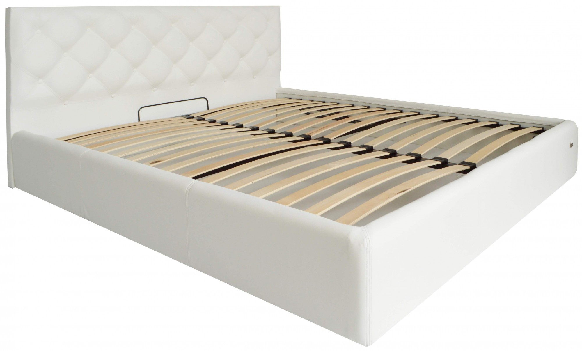 

Кровать Bristol Comfort 140 х 190 см Madrit-0920 С подъемным механизмом и нишей для белья Белая