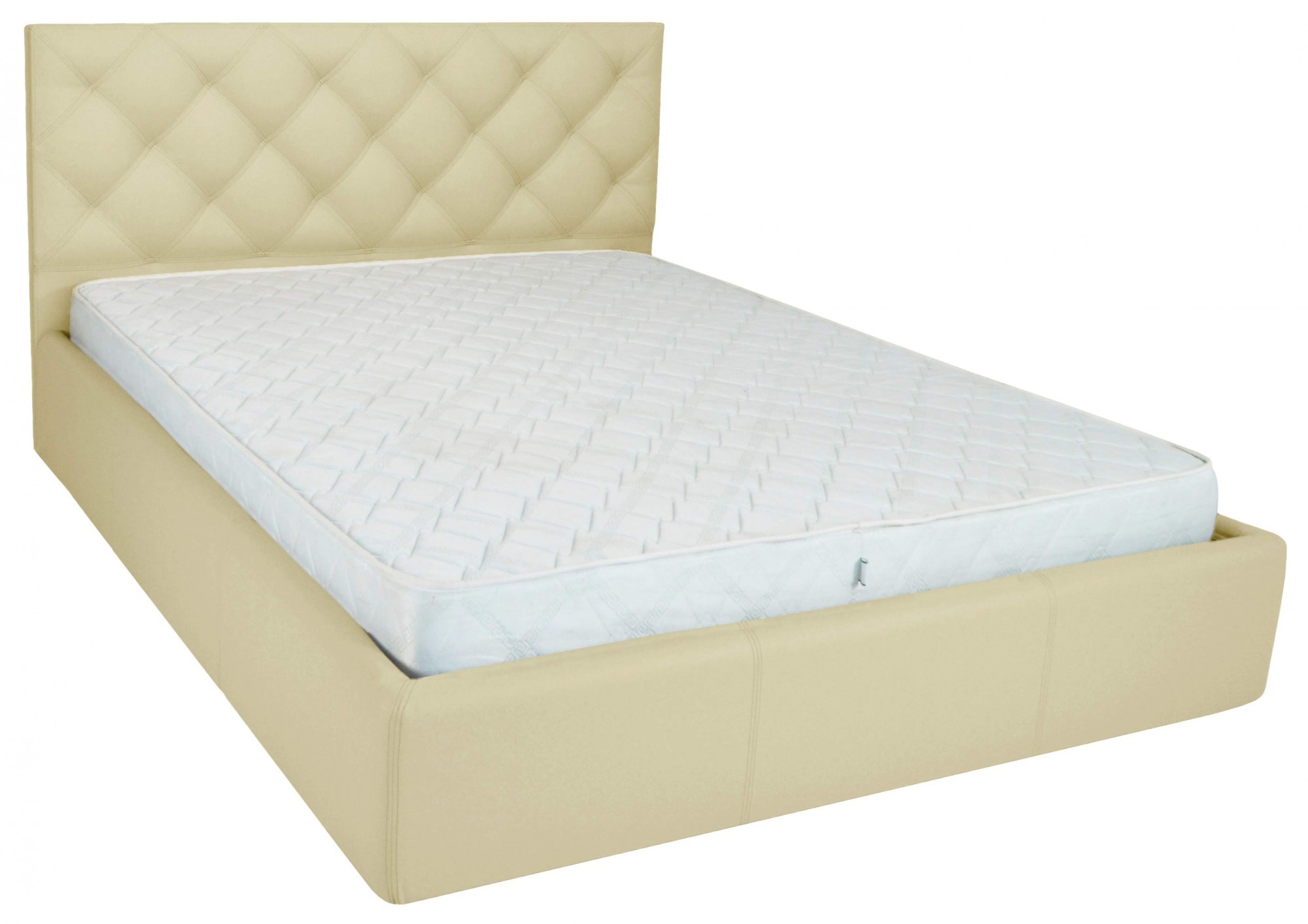 

Кровать Bristol Comfort 140 х 190 см Fly 2207 A1 С подъемным механизмом и нишей для белья Бежевая