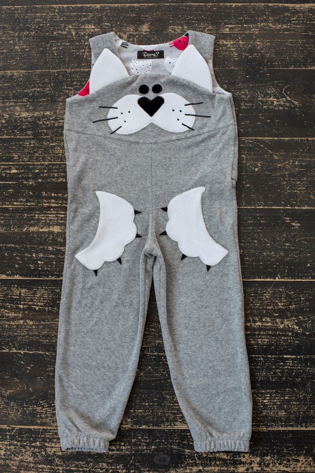 

Комбинезон Dora. Котик серый-4-5 лет-104-110