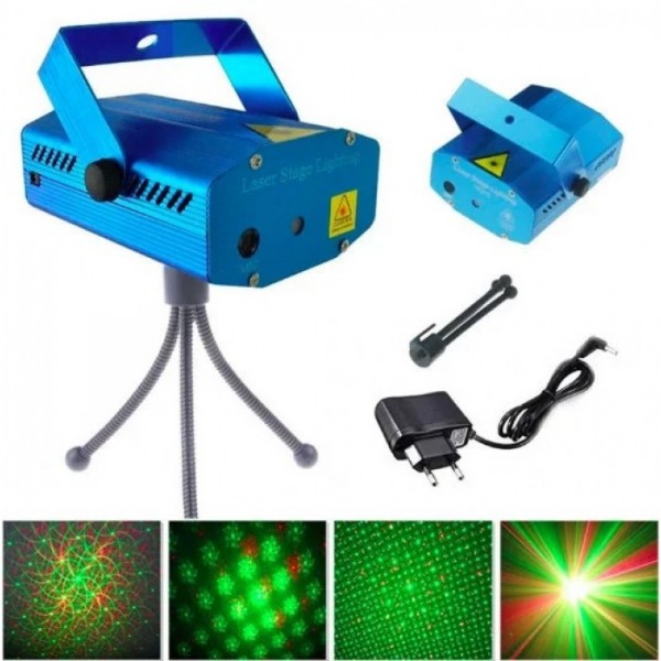

Новогодний лазерный проектор Диско Laser Pointer (KL00015)