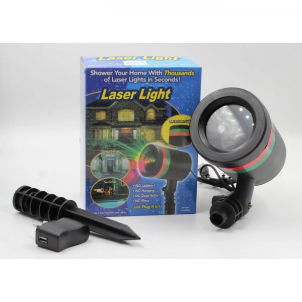 

Лазерный проектор Star Shower Laser Light (KL00019)