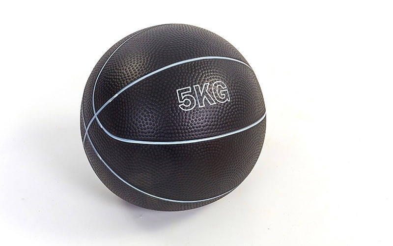 

Мяч медицинский медбол Record Medicine Ball SC-8407-5 5кг Чёрный (EL002191)