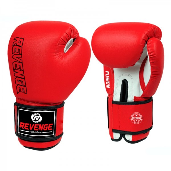 

Перчатки для бокса Revenge EV-10-1179 -14унц PU (червоно-білі) (F00230970)