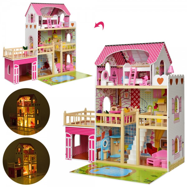 

Игровой набор Деревянная игрушка Домик Bambi MD 2672 (KL00553)