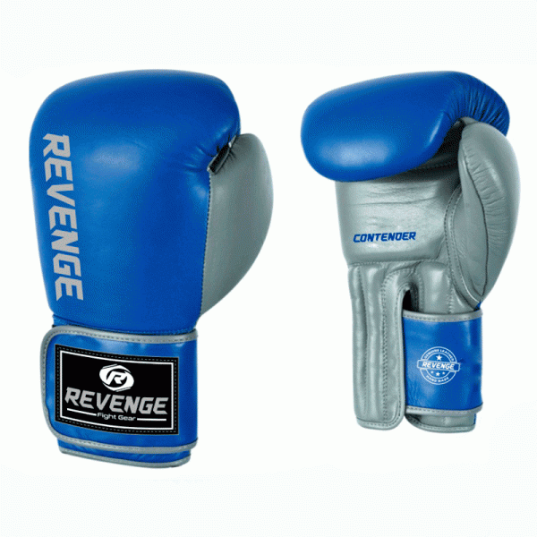 

Перчатки для бокса Revenge EV-10-1038/14унц (синьо-сірі) ,шкіра (F00230974)