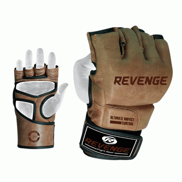 

Перчатки для бокса Revenge EV-18-1810- (XL коричневий)шкіра (F00231004)