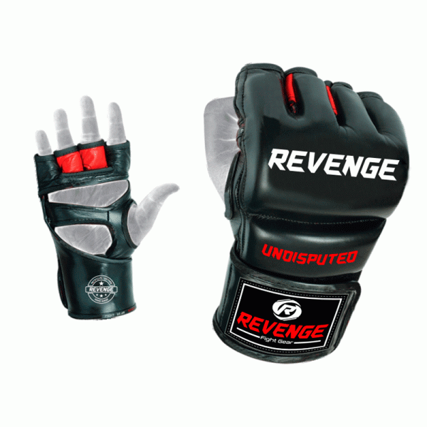 

Перчатки для бокса Revenge EV-18-1838- PU-(S чорні) (F00231011)