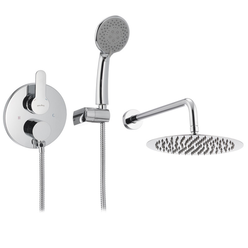 

Встраиваемая душевая система SQUARE M17122 IB0083 IBERGRIF 170 Стальной (IB0083)