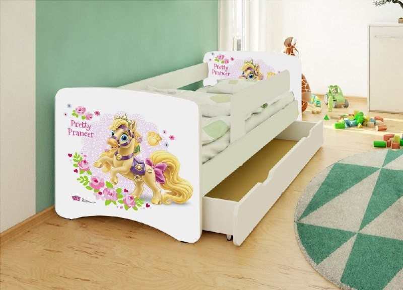 

Ліжко дитяче Happy Baby Поні 80*170 з шухлядою та бортиком