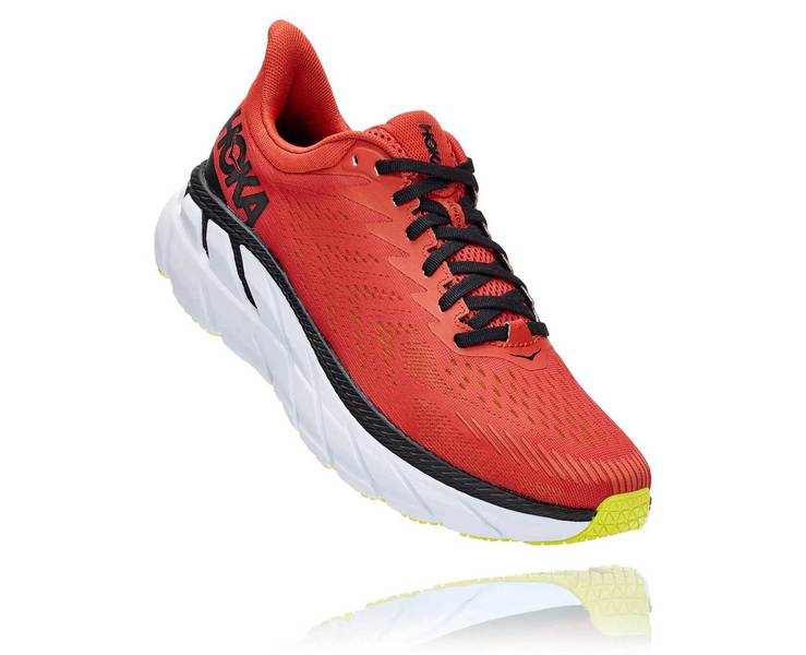 

Мужские кроссовки для бега HOKA ONE ONE M CLIFTON 7 1110508 CHILI / BLACK 2021 46 (EU) 29,5 (CM) 11,5 (US)