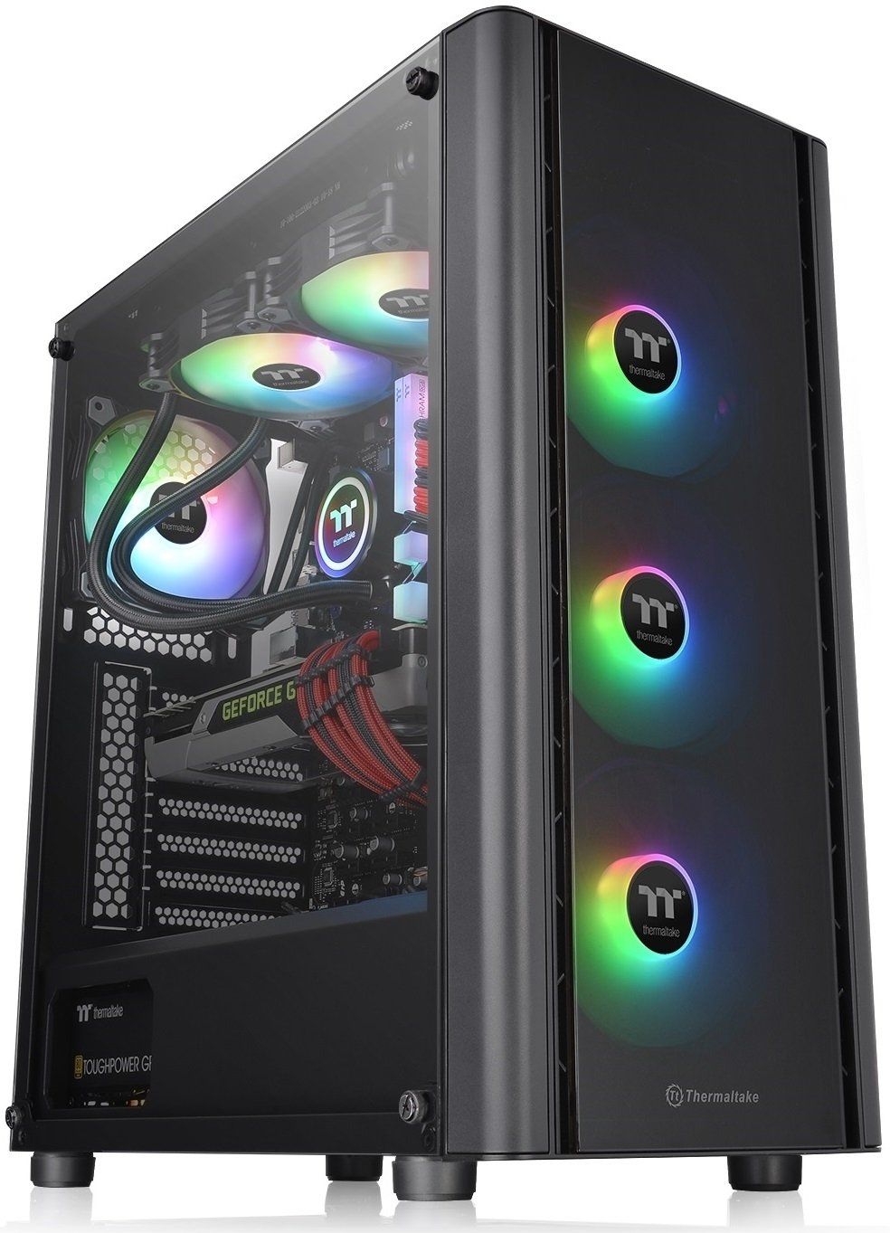 

Корпус Thermaltake V250 TG ARGB Tempered Glass Black (CA-1Q5-00M1WN-00) без БП