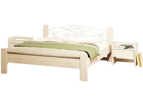 

Кровать Camelia Амелия (дуб) 140х200 Яблоня