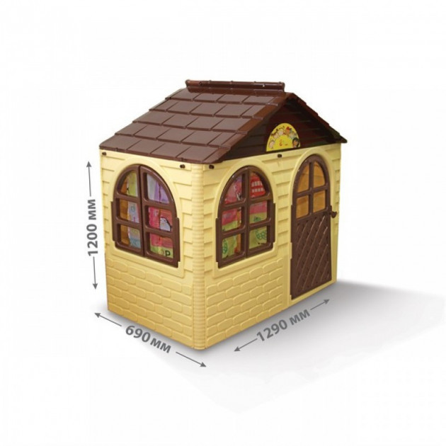 

Игровой Домик со шторками DOLONI TOYS 128*28*87 см Комбинированный 000144779