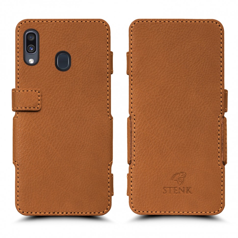 

Чехол книжка Stenk Prime для Samsung Galaxy A30 Camel