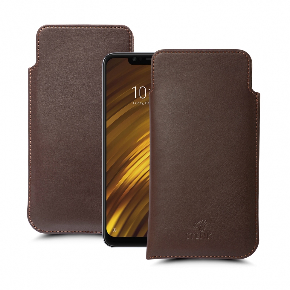 

Футляр Stenk Elegance для Xiaomi Pocophone F1 Коричневый