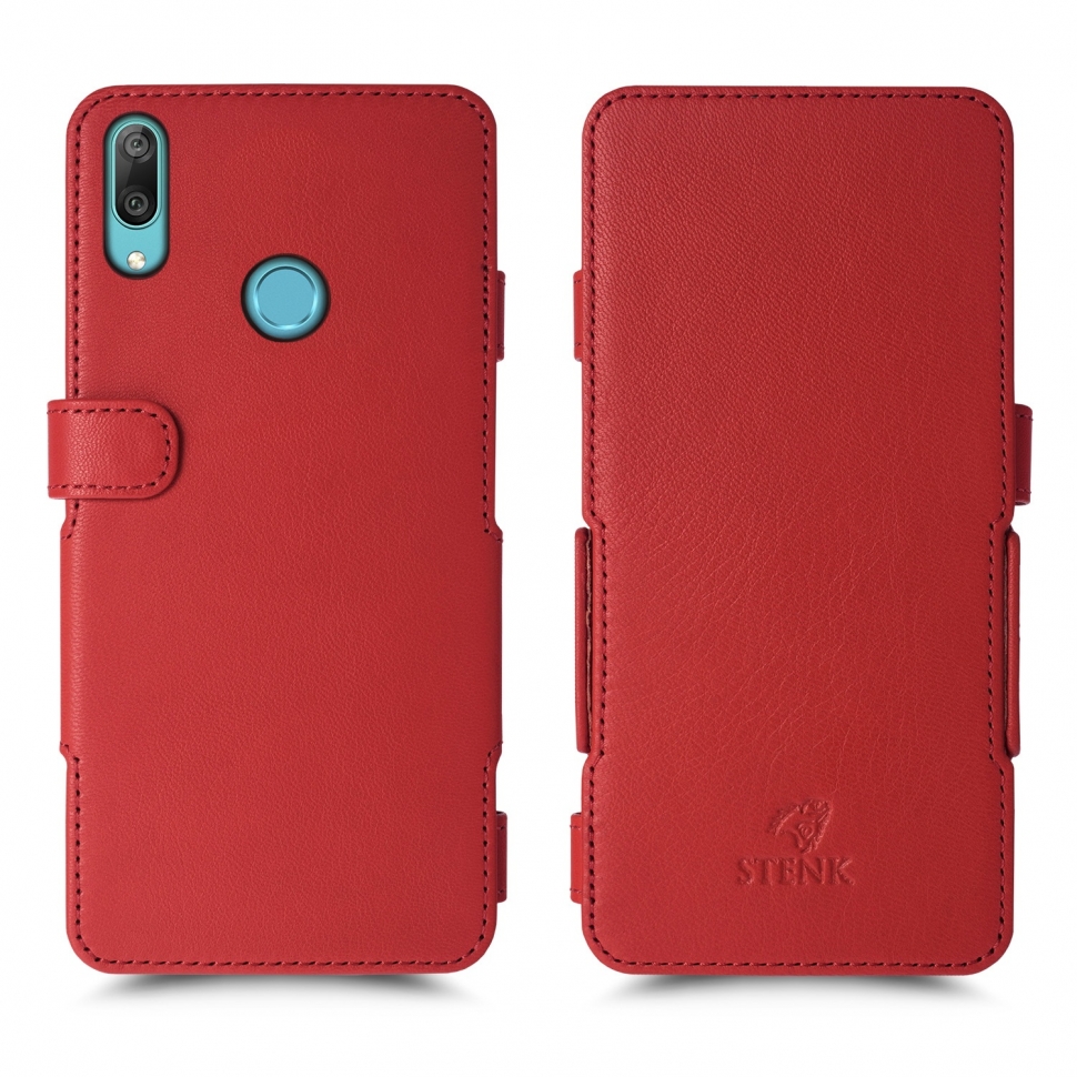 

Чехол книжка Stenk Prime для Huawei Y7 (2019) Красный