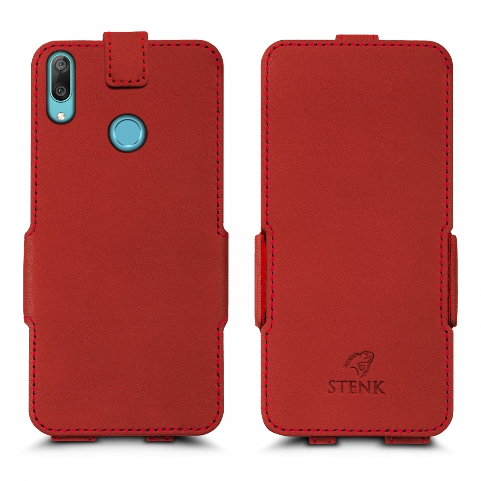 

Чехол флип Stenk Prime для Huawei Y7 (2019) Красный