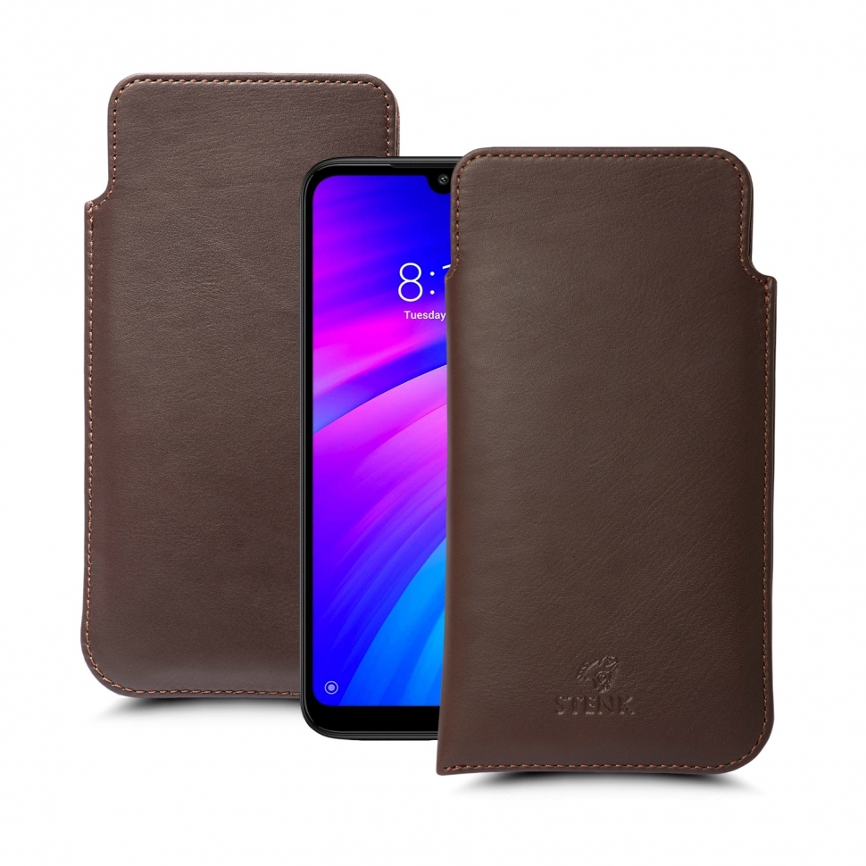 

Футляр Stenk Elegance для Xiaomi Redmi 7 Коричневый