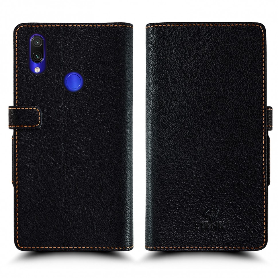 

Чехол книжка Stenk Wallet для Xiaomi Redmi Note 7 Чёрный