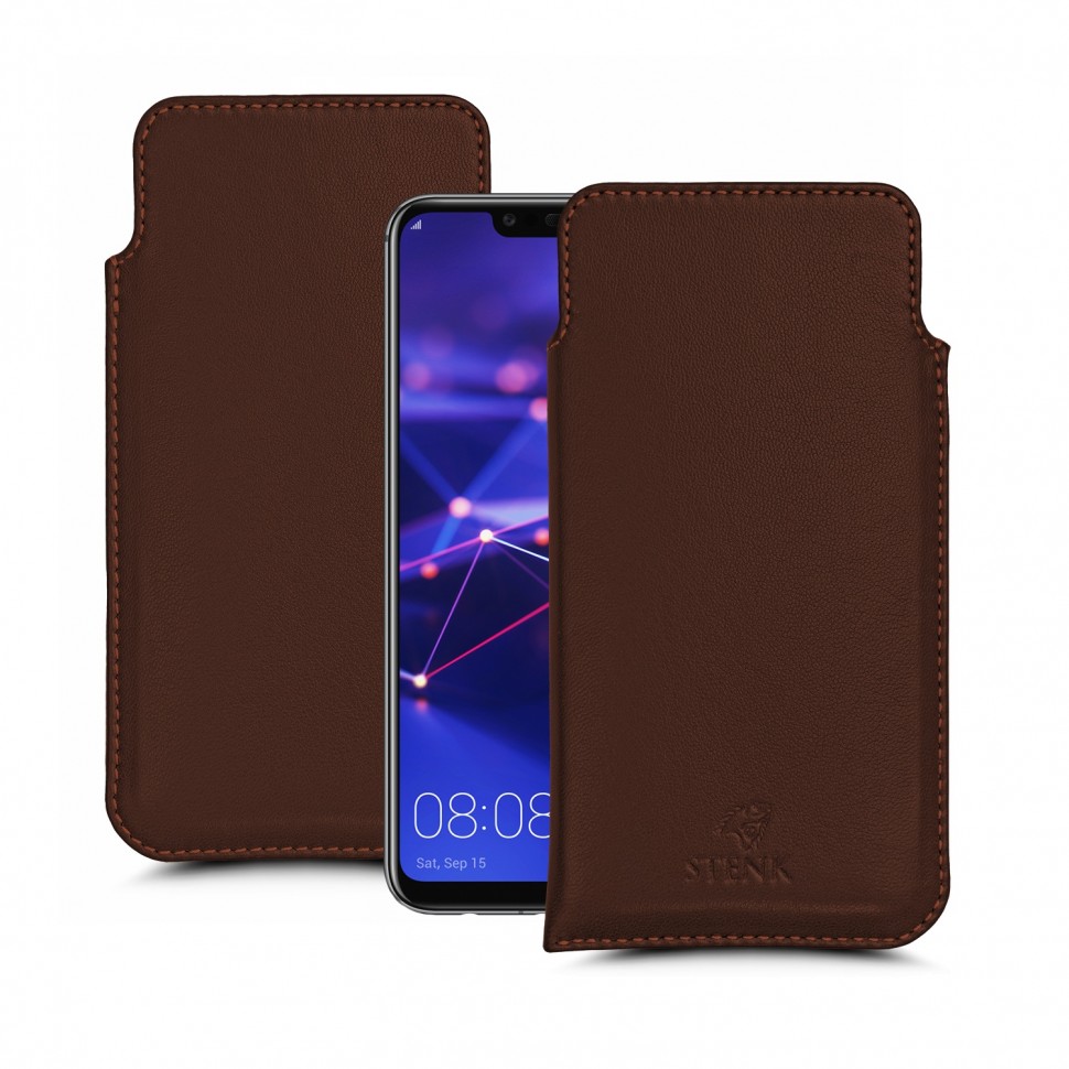 

Футляр Stenk Elegance для Huawei Mate 20 Lite Коричневый