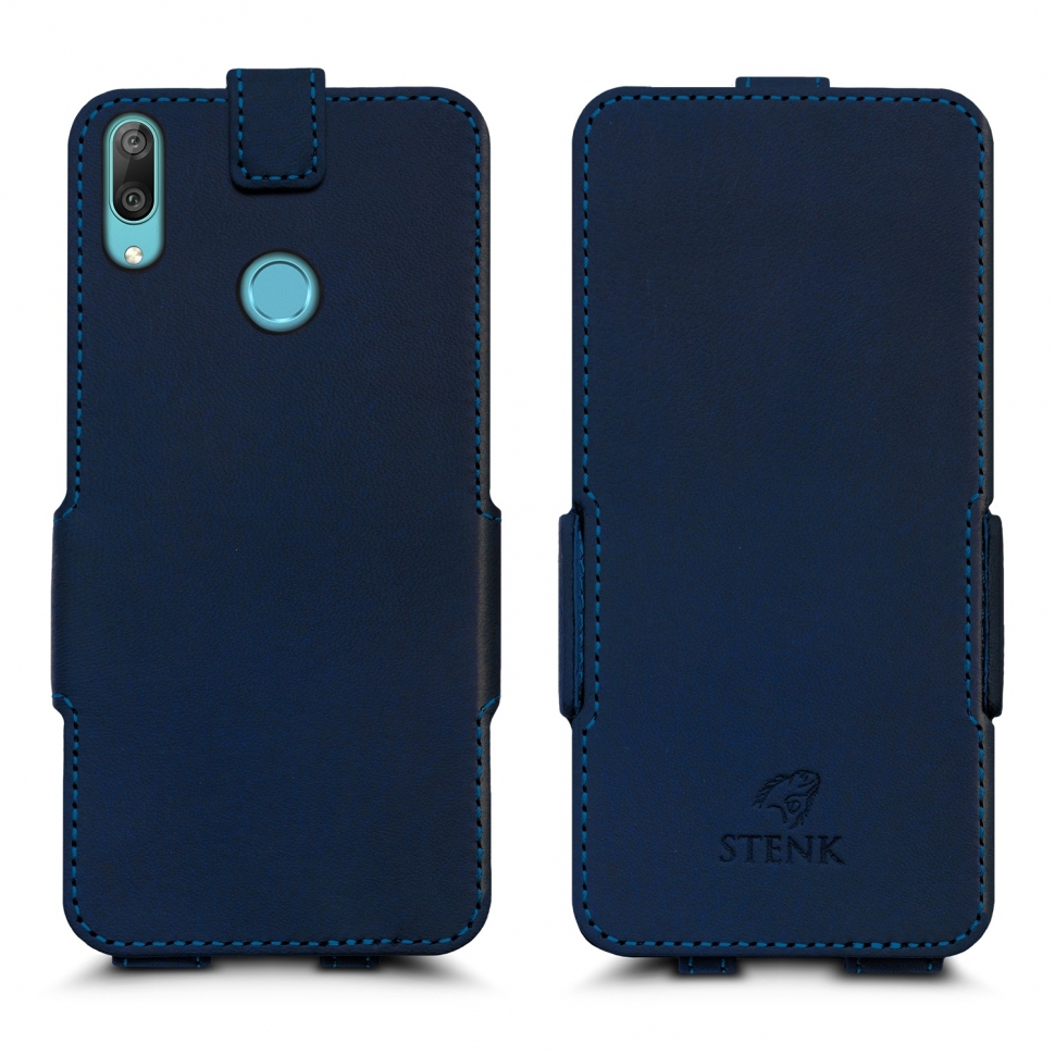 

Чехол флип Stenk Prime для Huawei Y7 (2019) Синий