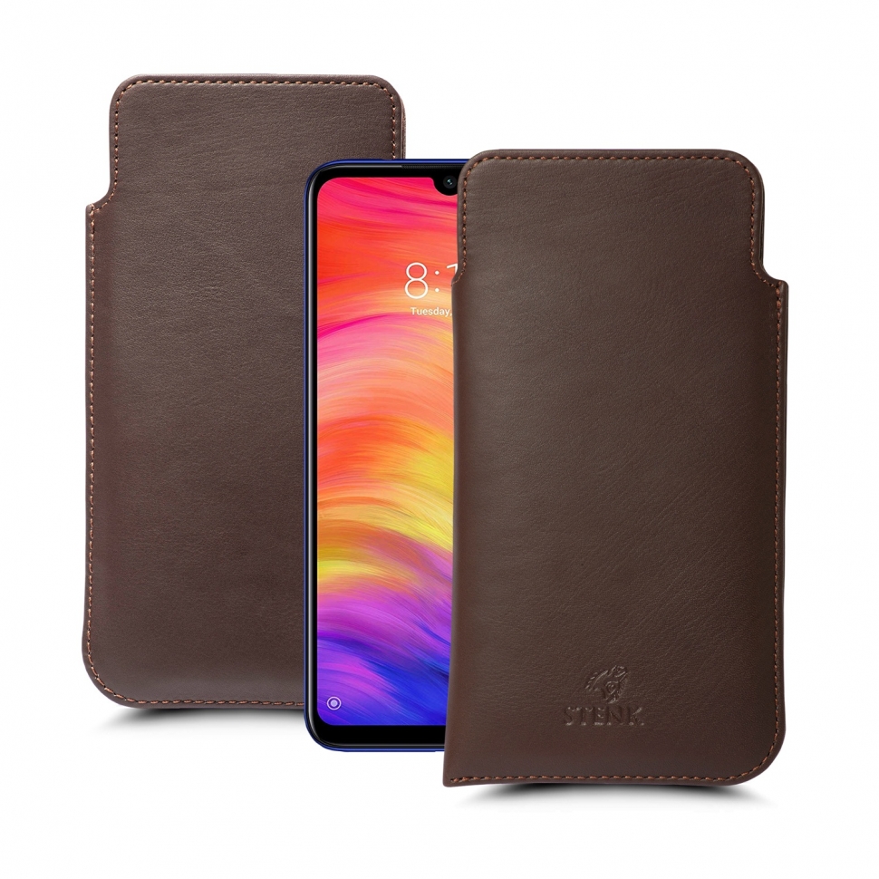 

Футляр Stenk Elegance для Xiaomi Redmi Note 7 Коричневый