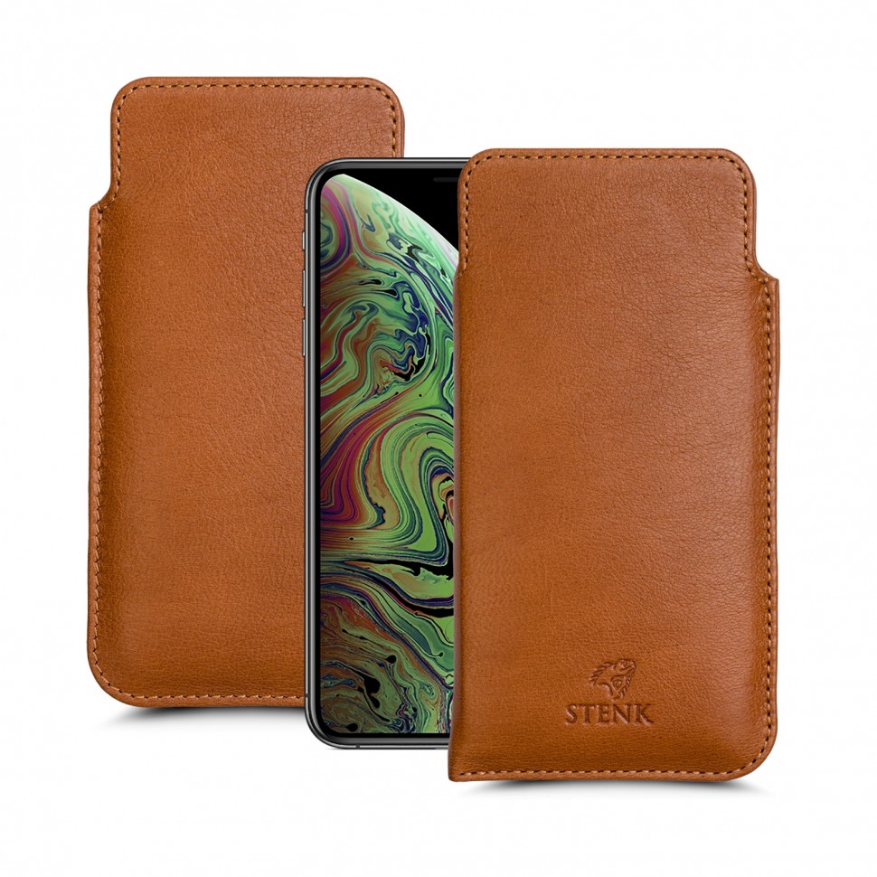 

Футляр Stenk Elegance для Apple iPhone Xs Max Camel
