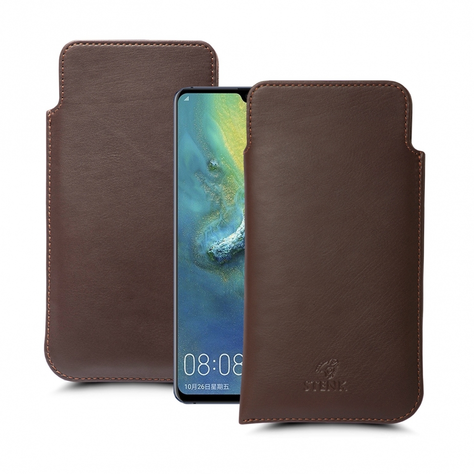 

Футляр Stenk Elegance для Huawei Mate 20 Коричневый