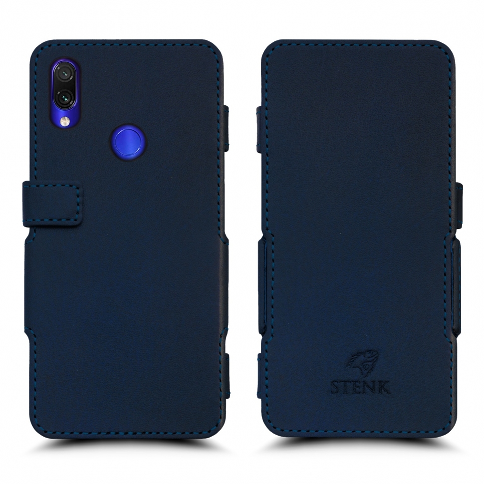

Чехол книжка Stenk Prime для Xiaomi Redmi Note 7 Синий