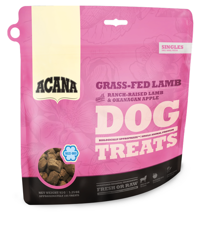 

Лакомства для собак ACANA Grass-Fed Lamb 92 г