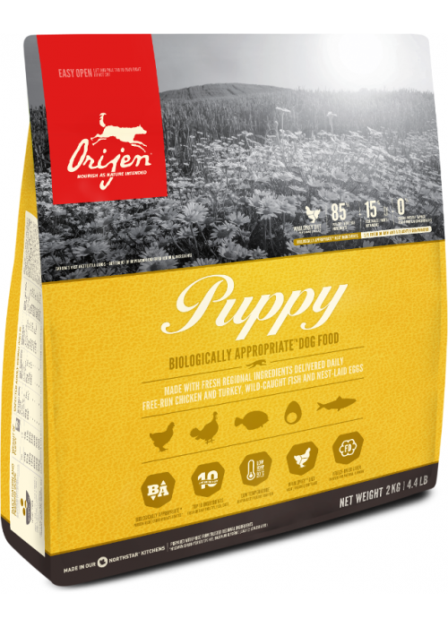 

Сухой корм Orijen Puppy 40/20 для щенков мелких и средних пород 2 кг