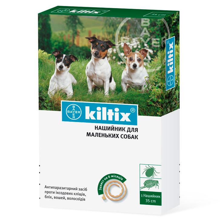 

Ошейник Bayer Kiltix от блох и клещей для собак мелких пород 35 см