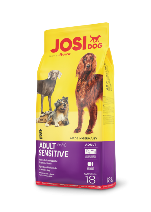 

Сухой корм Josera JosiDog Adult Sensitive 25/13 для взрослых собак всех пород с чувствительным пищеварением 18 кг
