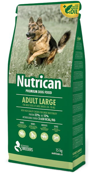 

Сухой корм Nutrican Adult Large для взрослых собак крупных пород курица 15 кг