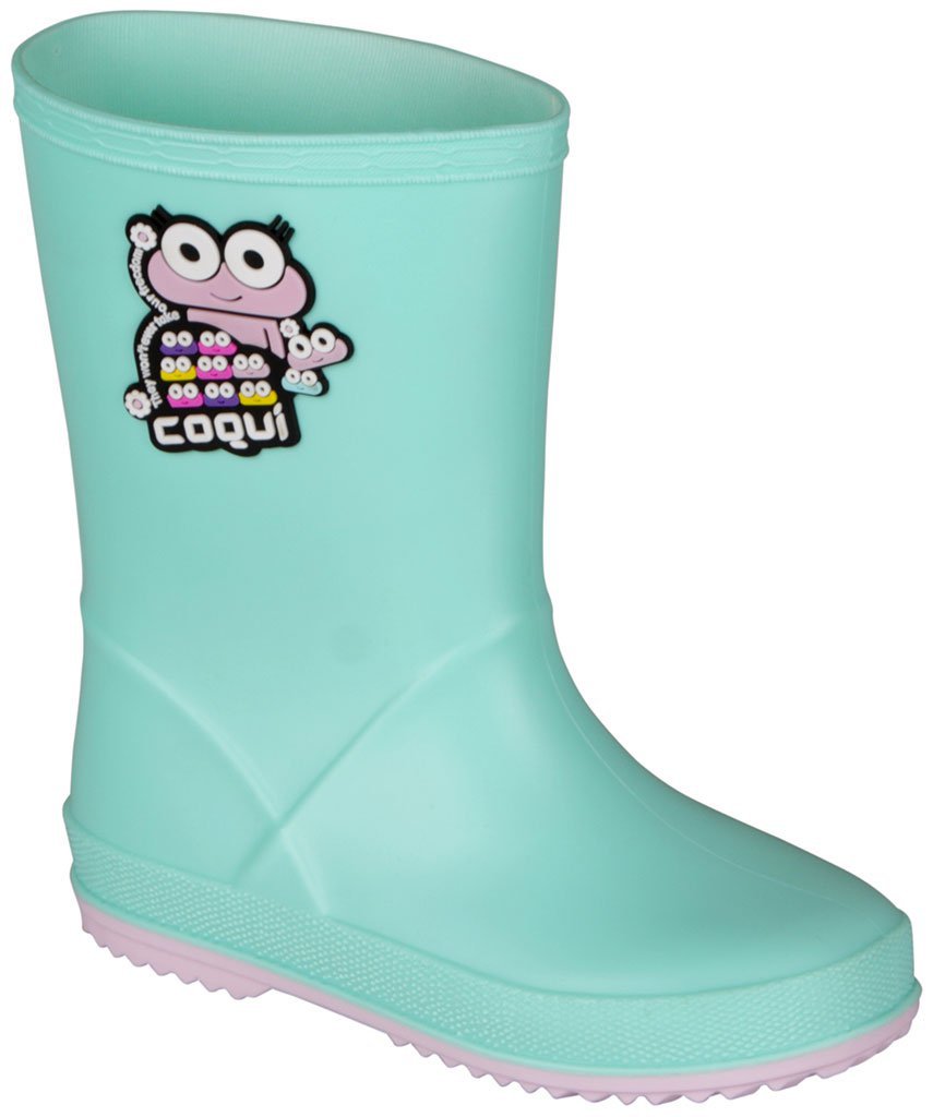 

Резиновые сапоги Coqui 8505 28 18 см Mint/Candy pink