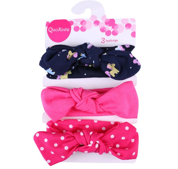 

Повязки для волос Baby Ball с бантиком 3 штуки