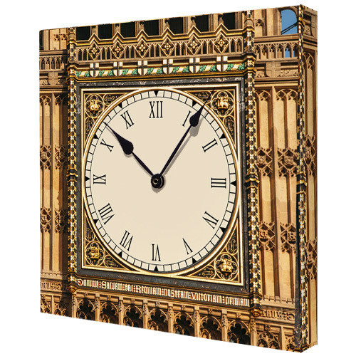 Годинники настінні на полотні Presentville Big Ben 35х35х4,2 см ...