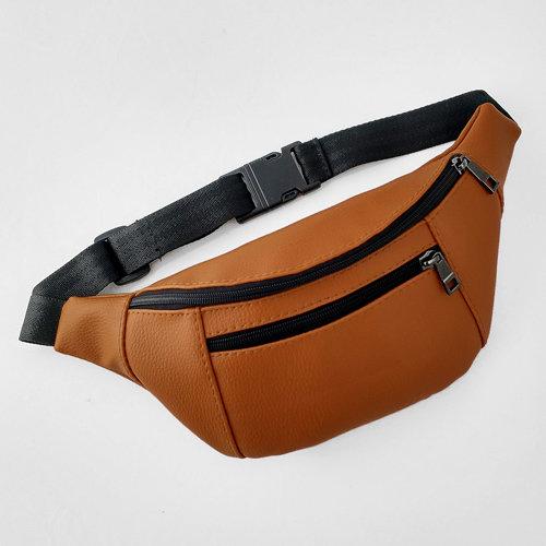 

Сумка на пояс Bumbag Presentville рыжая 27х16 см