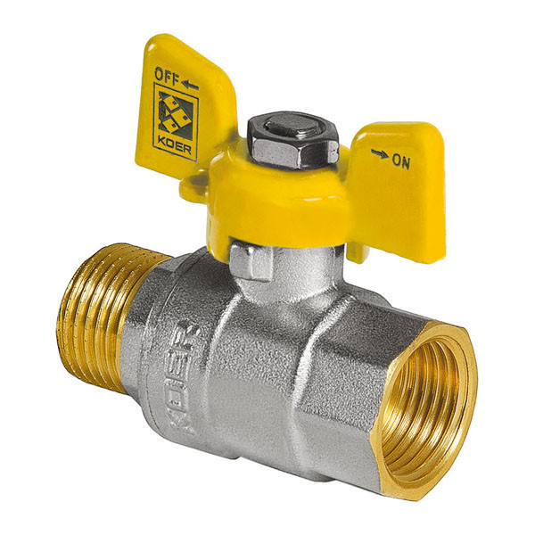 

Кран шаровый 3/4" ГШБ ГАЗ KR.218.G KR0094 Koer Желтая (KR0094)