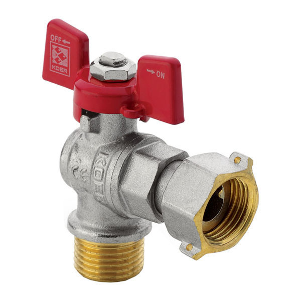 

Кран с накидной гайкой 3/4" ГШБ УГЛОВОЙ KR.221 KR0171 Koer Красный (KR0171)