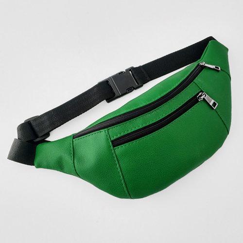 

Сумка на пояс Bumbag Presentville зеленая 27х16 см