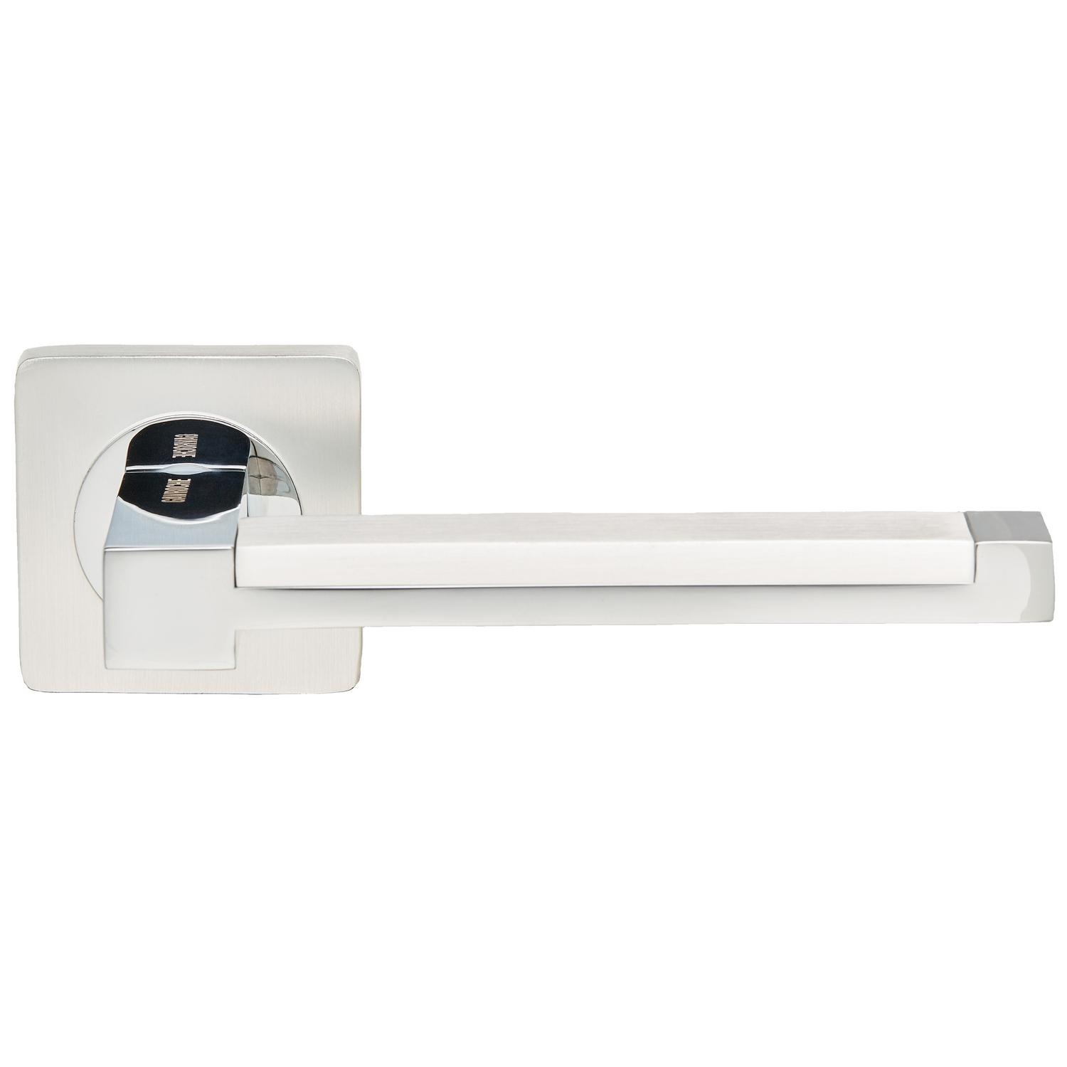 

Ручка дверная на розетке Gavroche PLATINUМ Pt - Z3 PW/CP
