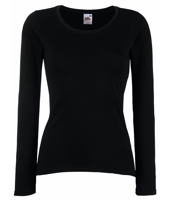 

Футболка Fruit of the Loom Long sleeve lady-fit XL Черный